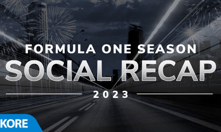 KORE's Formula One Season Social Media Recap